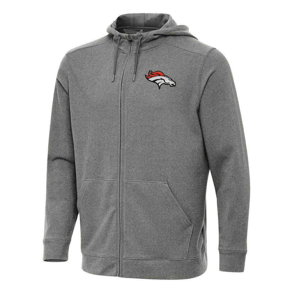 Antigua Effortless Full-Zip Hoodie - Denver Broncos