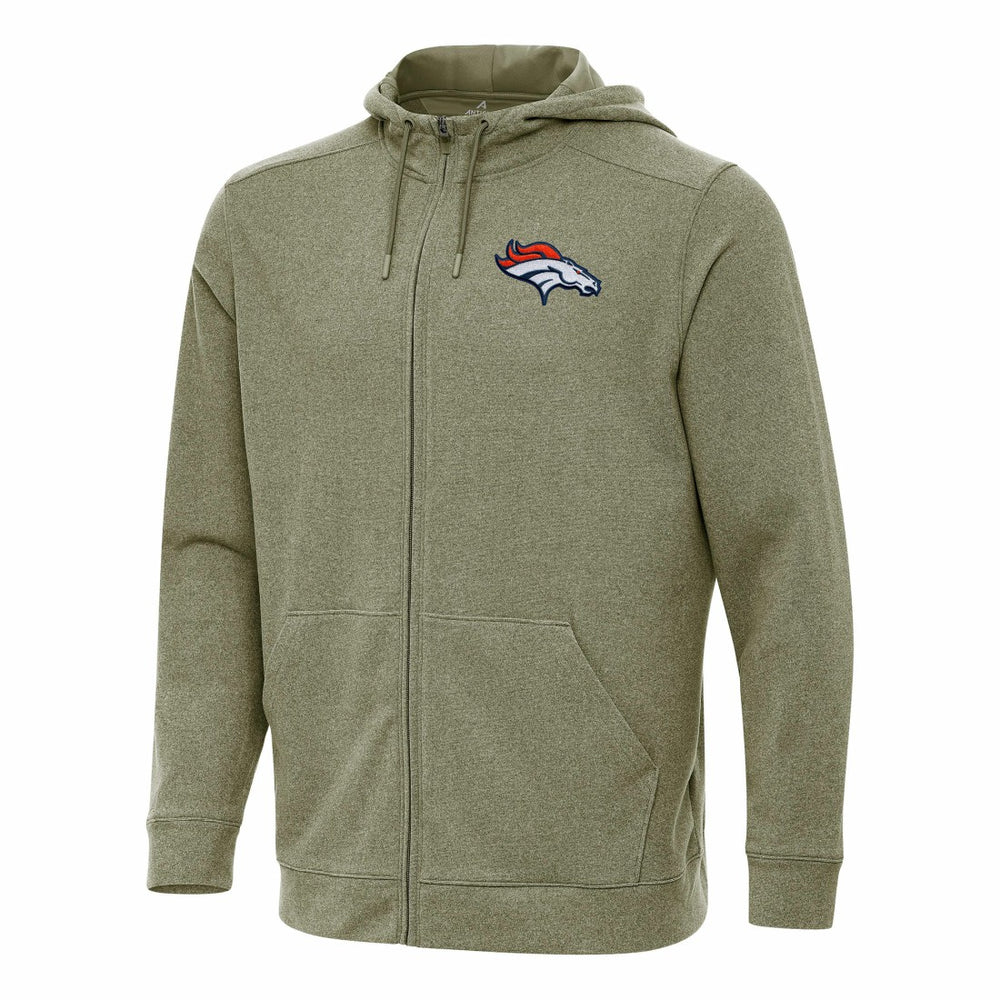 Antigua Effortless Full-Zip Hoodie - Denver Broncos