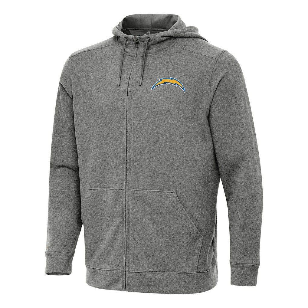 Antigua Effortless Full-Zip Hoodie - Los Angeles Chargers