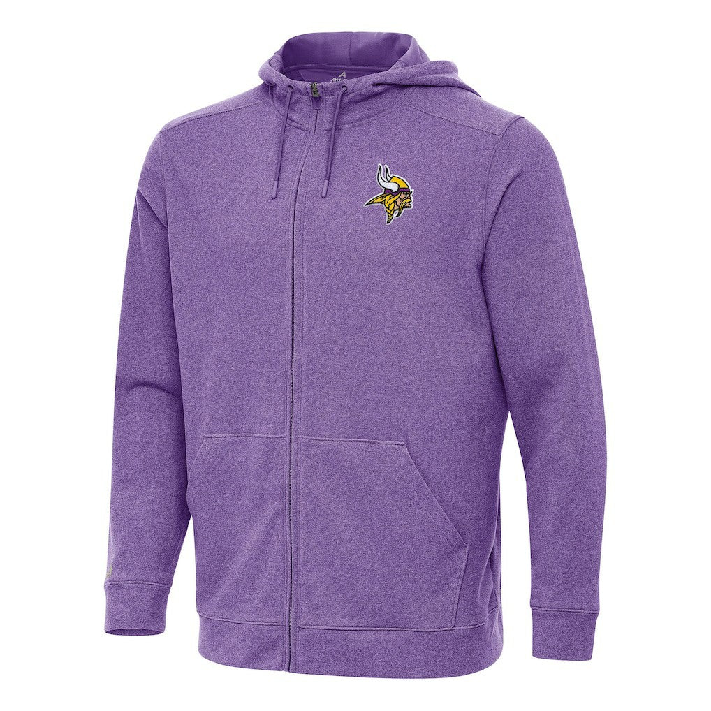 Antigua Effortless Full-Zip Hoodie - Minnesota Vikings