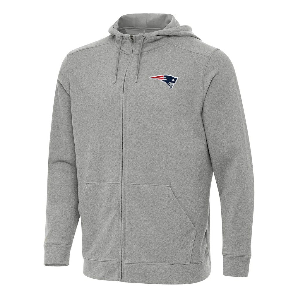 Antigua Effortless Full-Zip Hoodie - New England Patriots