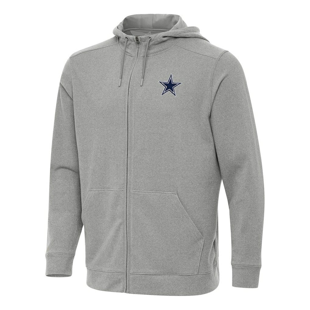 Antigua Effortless Full-Zip Hoodie - Dallas Cowboys
