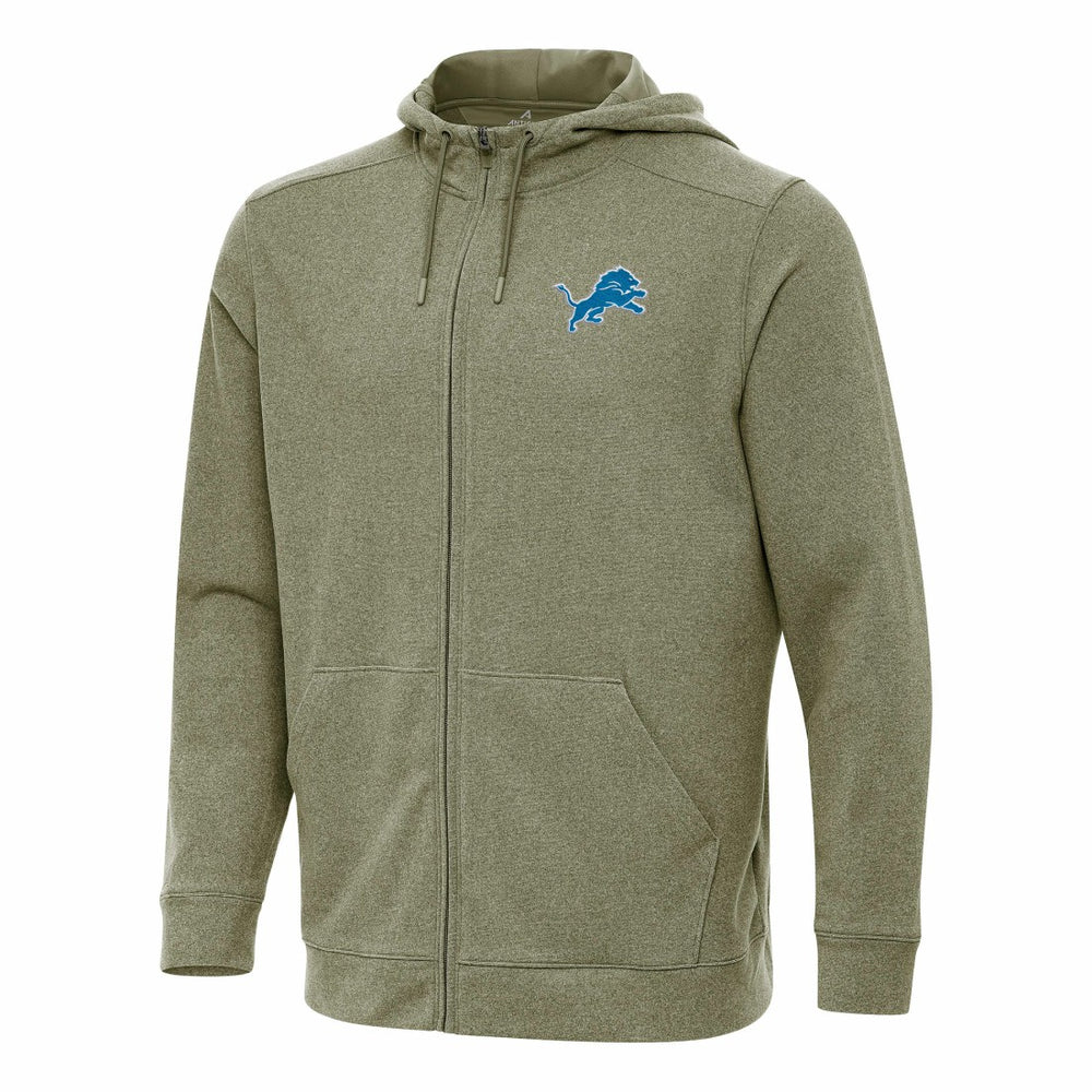 Antigua Effortless Full-Zip Hoodie - Detroit Lions