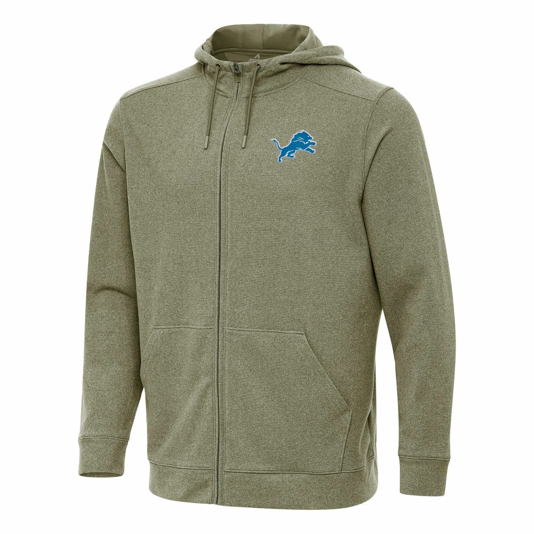 Antigua Effortless Full-Zip Hoodie - Detroit Lions