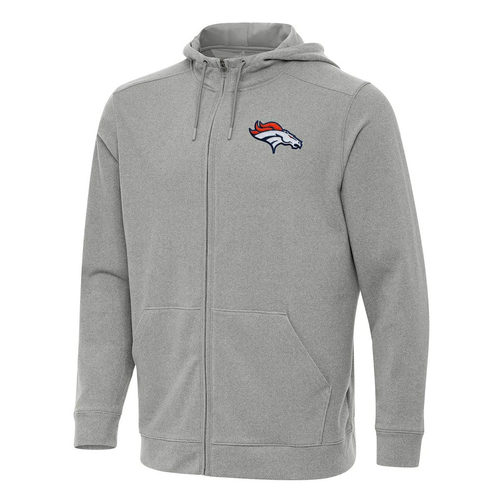 Antigua Effortless Full-Zip Hoodie - Denver Broncos