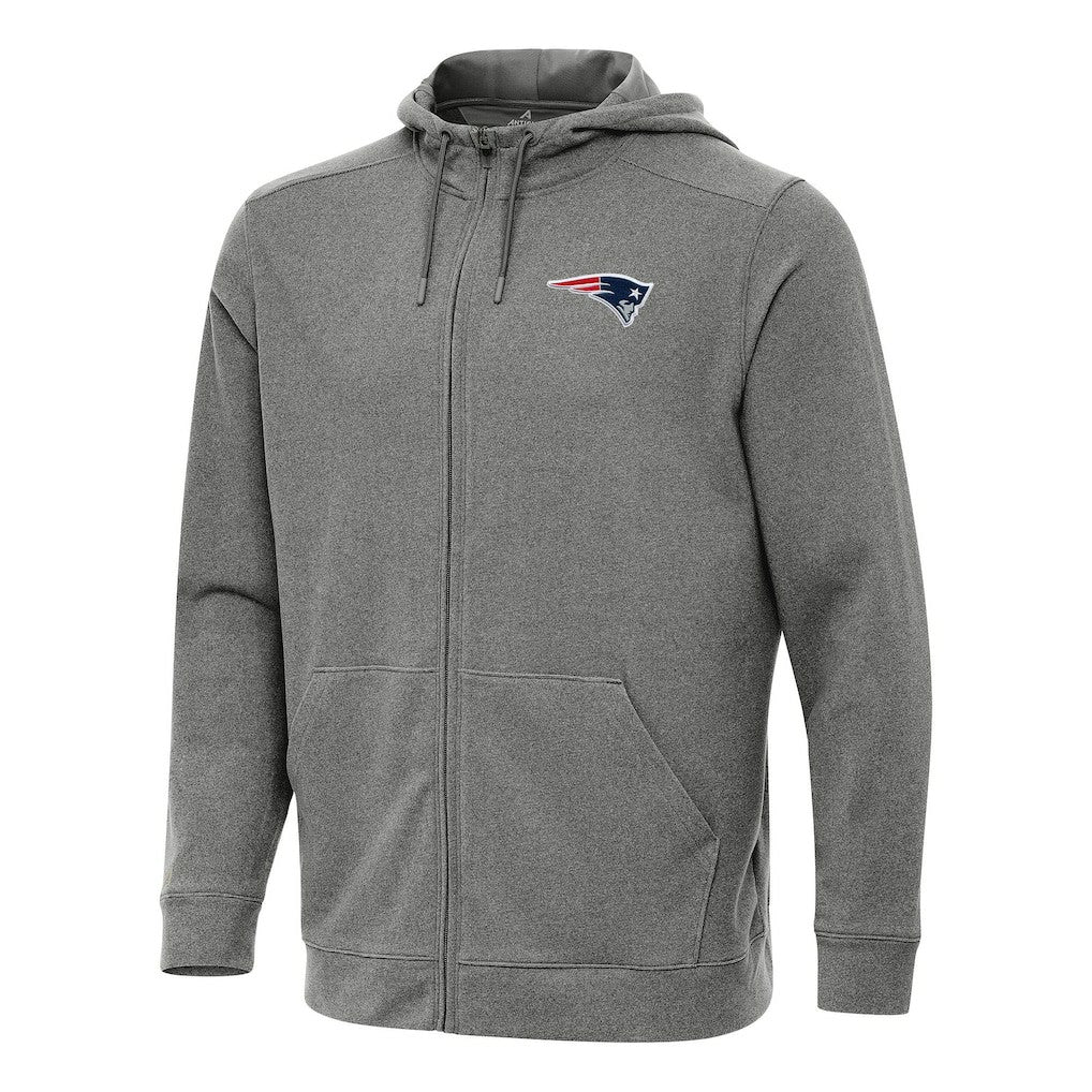 Antigua Effortless Full-Zip Hoodie - New England Patriots