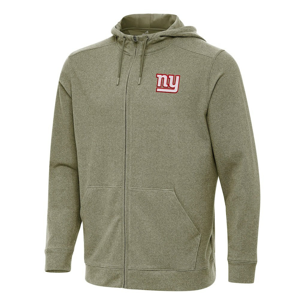 Antigua Effortless Full-Zip Hoodie - New York Giants