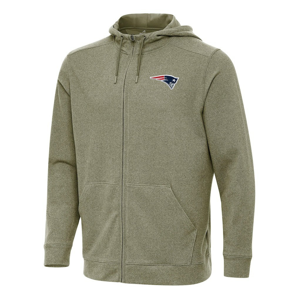 Antigua Effortless Full-Zip Hoodie - New England Patriots