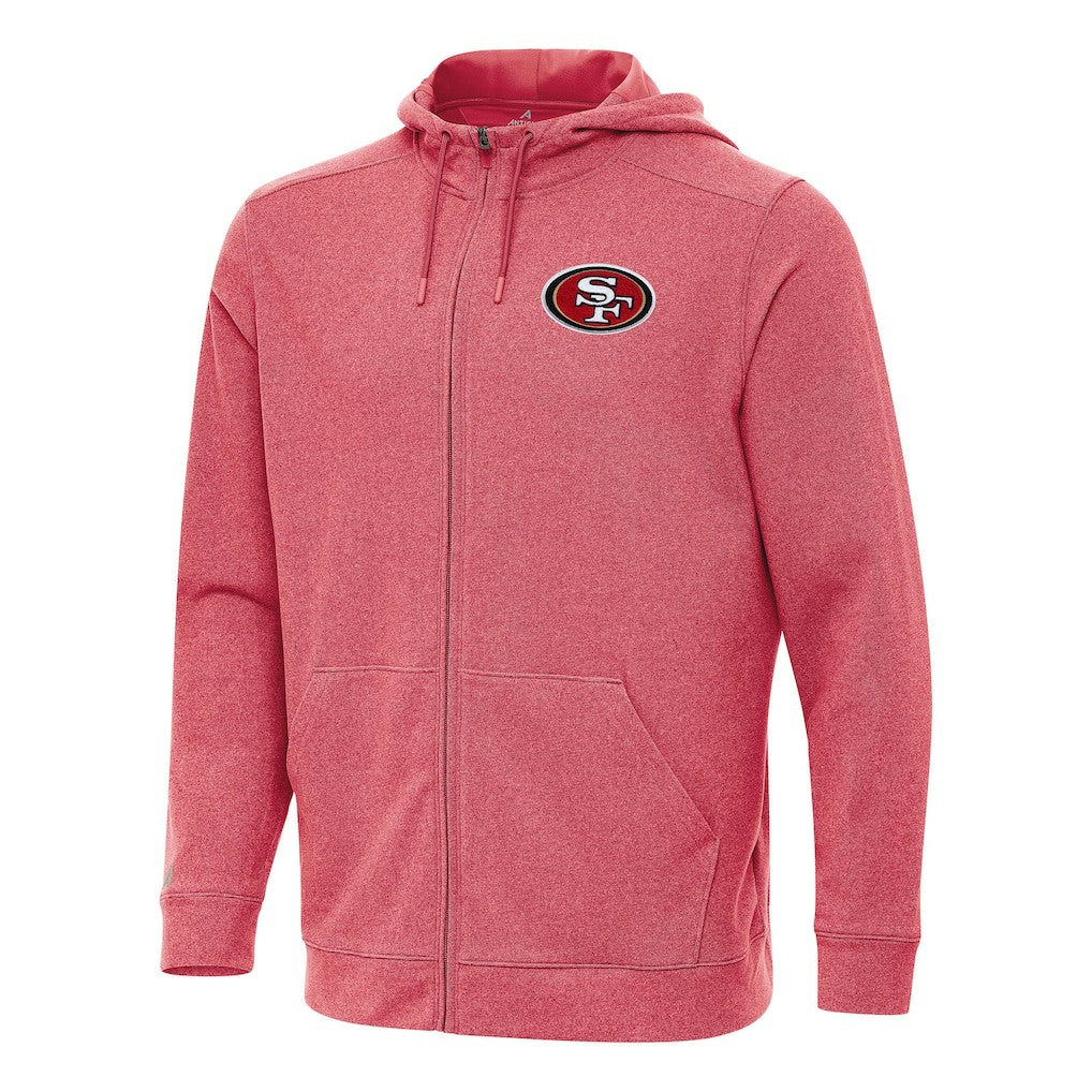 Antigua Effortless Full-Zip Hoodie - San Francisco 49ers