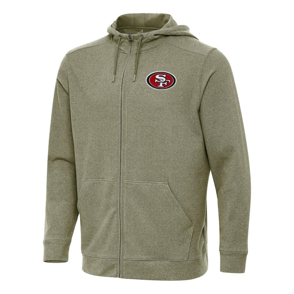 Antigua Effortless Full-Zip Hoodie - San Francisco 49ers
