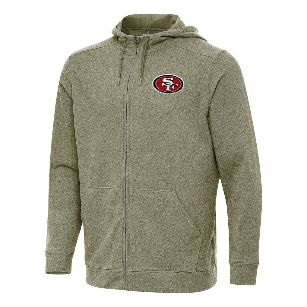 Antigua Effortless Full-Zip Hoodie - San Francisco 49ers