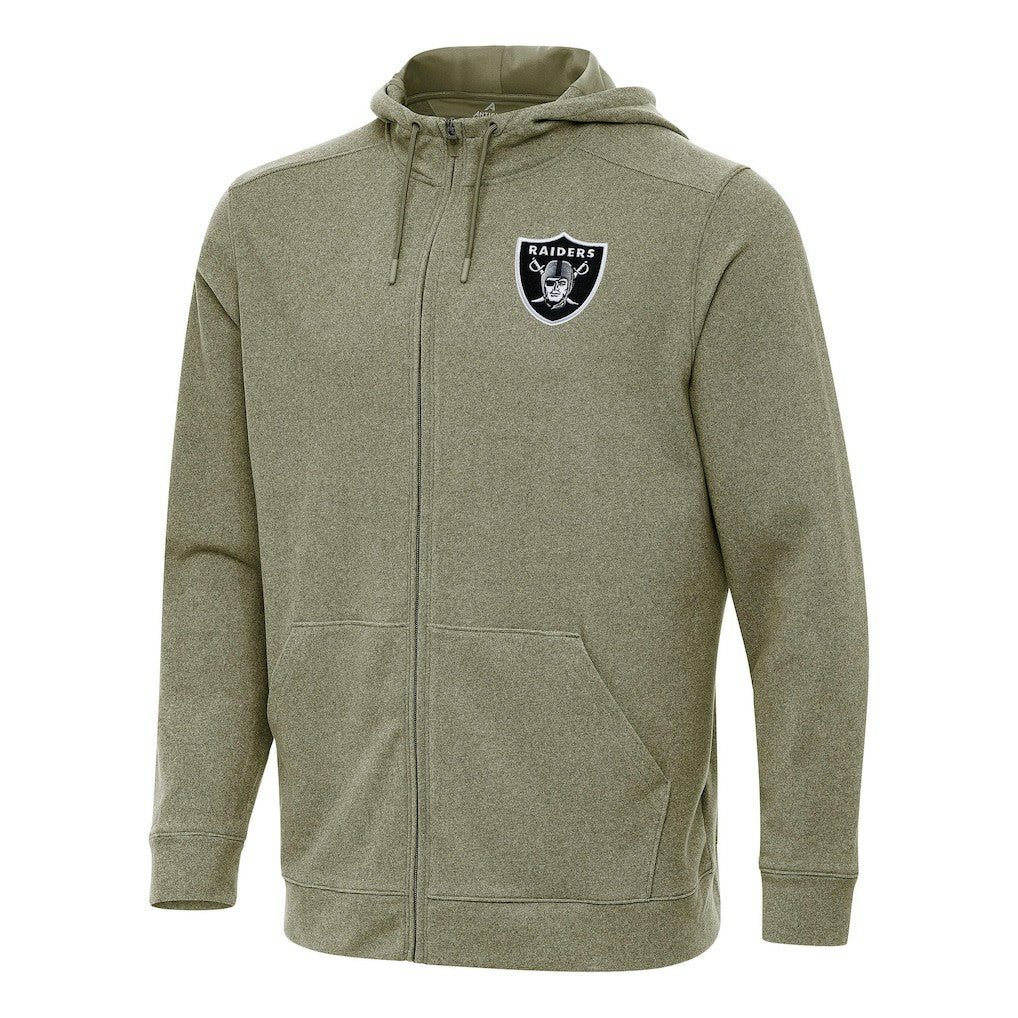 Antigua Effortless Full-Zip Hoodie - Las Vegas Raiders