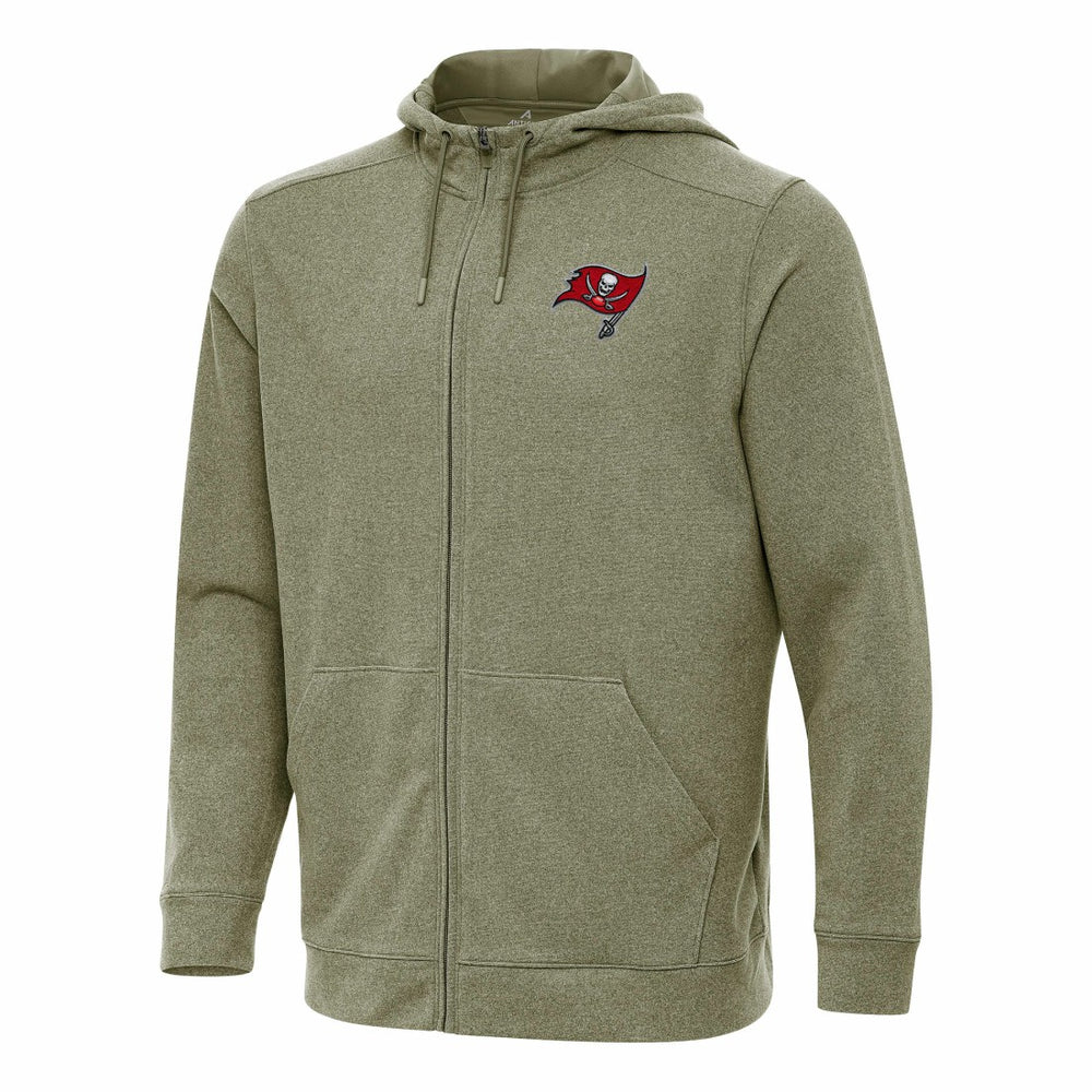 Antigua Effortless Full-Zip Hoodie - Tampa Bay Buccaneers