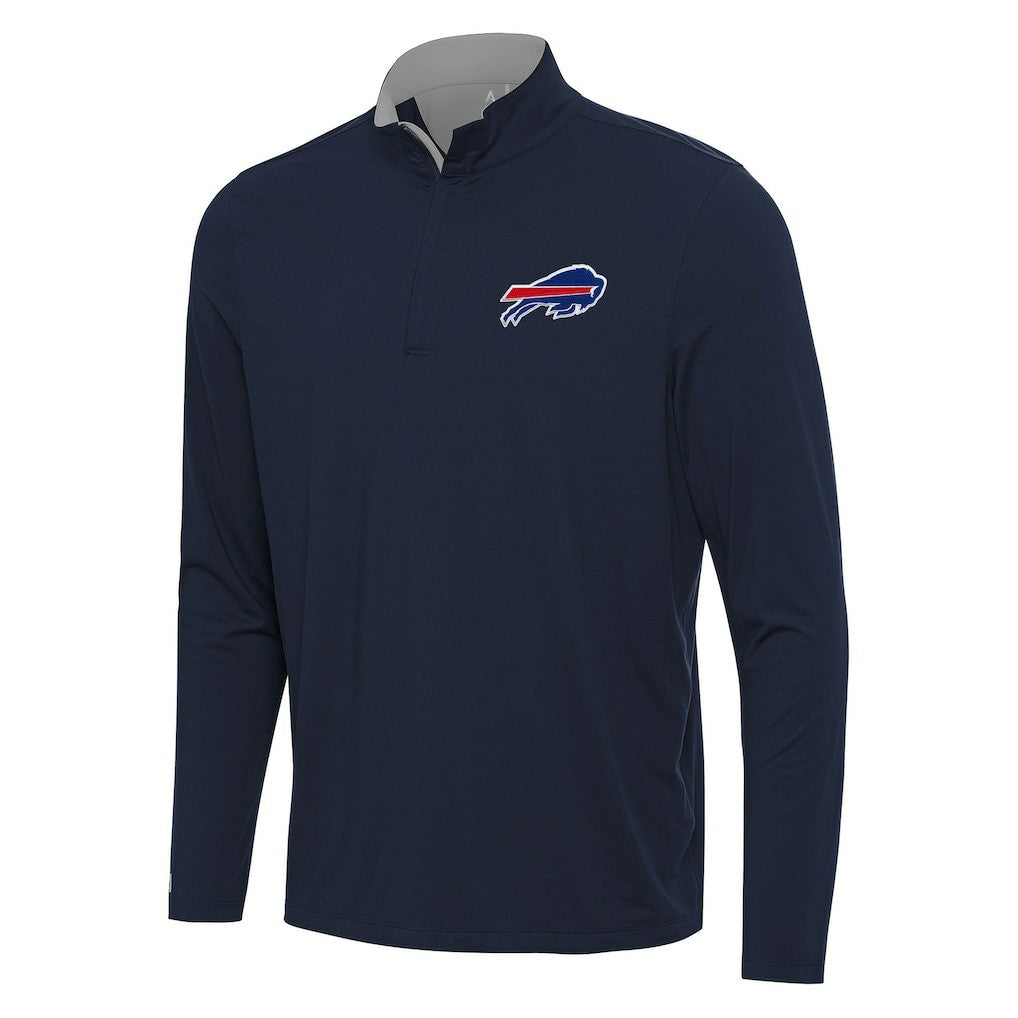 Antigua Content Quarter-Zip Pullover Top - Buffalo Bills