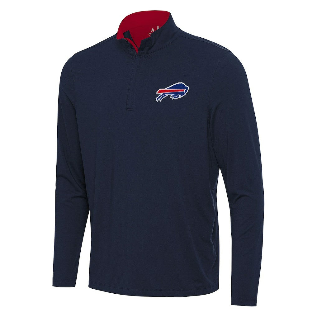 Antigua Content Quarter-Zip Pullover Top - Buffalo Bills