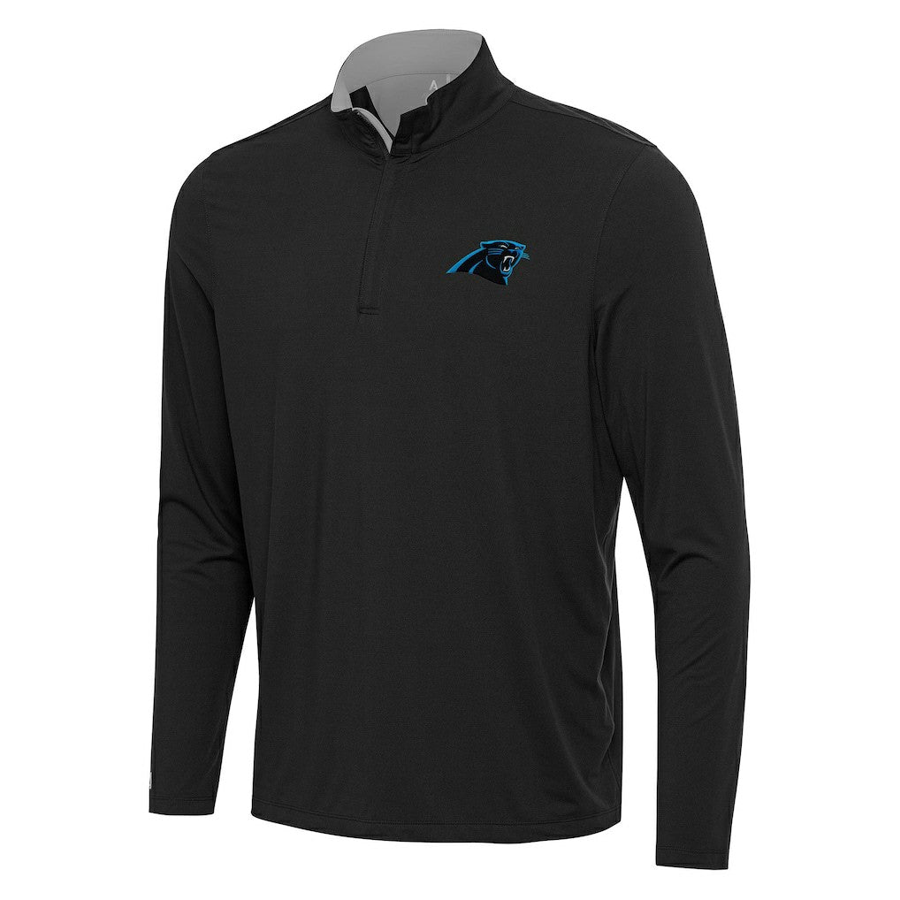 Antigua Content Quarter-Zip Pullover Top - Carolina Panthers