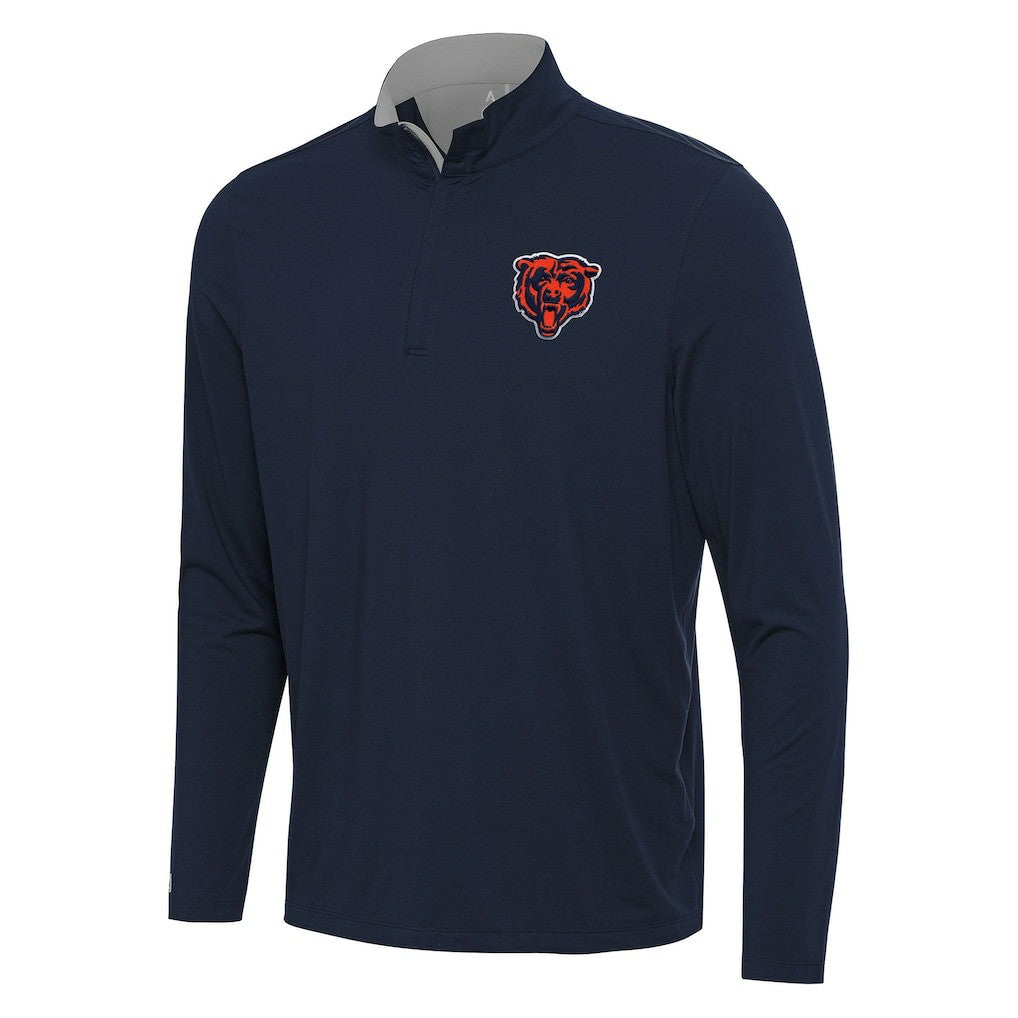 Antigua Content Quarter-Zip Pullover Top - Chicago Bears