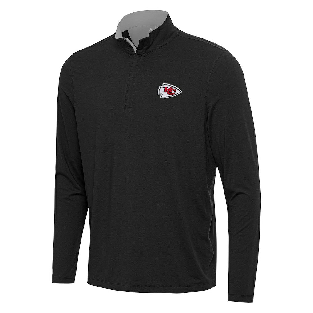 Antigua Content Quarter-Zip Pullover Top - Kansas City Chiefs