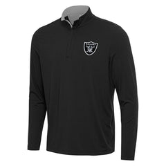 Antigua Content Quarter-Zip Pullover Top - Las Vegas Raiders