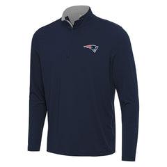 Antigua Content Quarter-Zip Pullover Top - New England Patriots