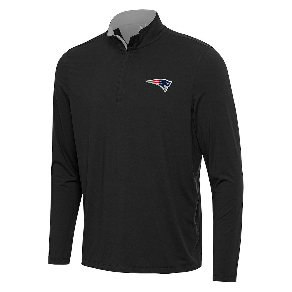 Antigua Content Quarter-Zip Pullover Top - New England Patriots