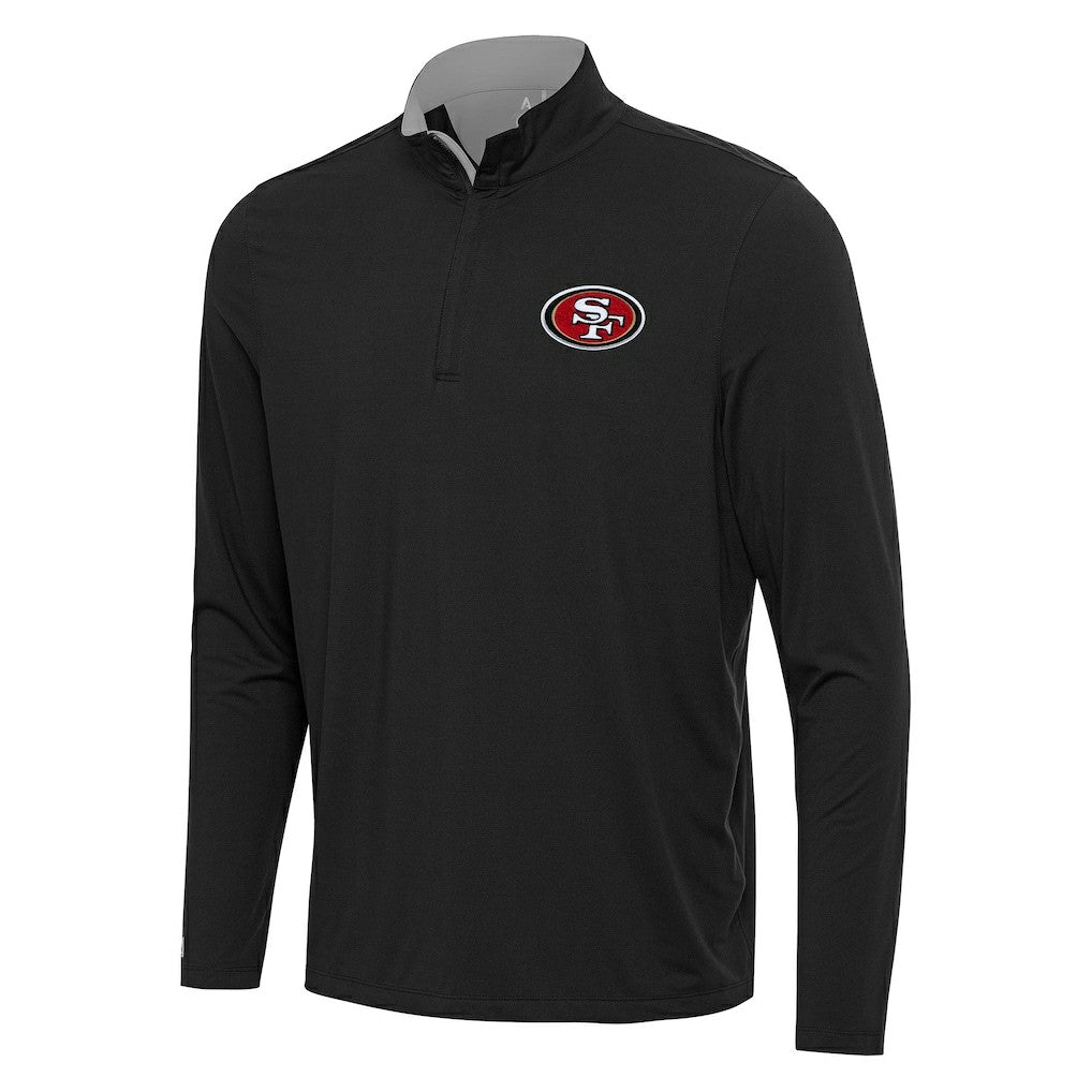 Antigua Content Quarter-Zip Pullover Top - San Francisco 49ers