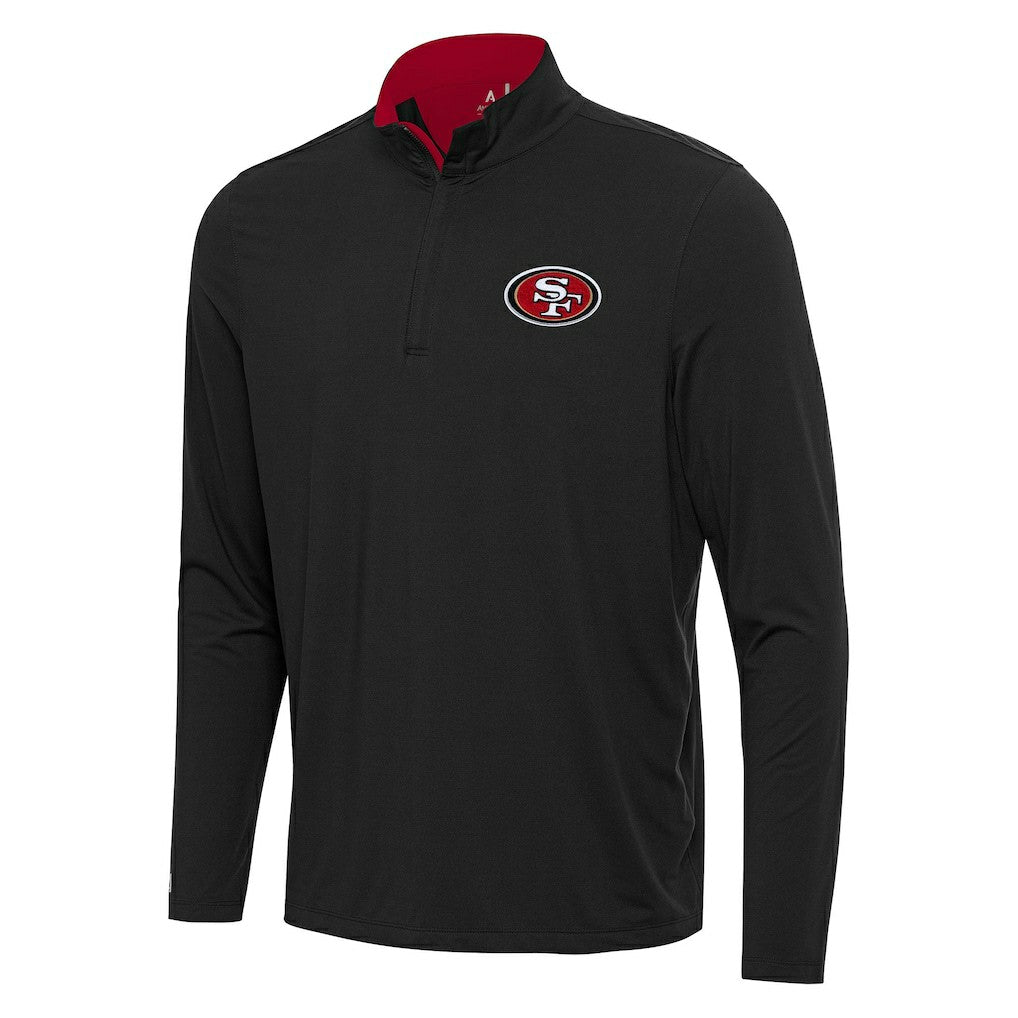 Antigua Content Quarter-Zip Pullover Top - San Francisco 49ers