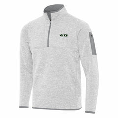 Antigua Fortune Quarter-Zip Pullover Jacket - New York Jets