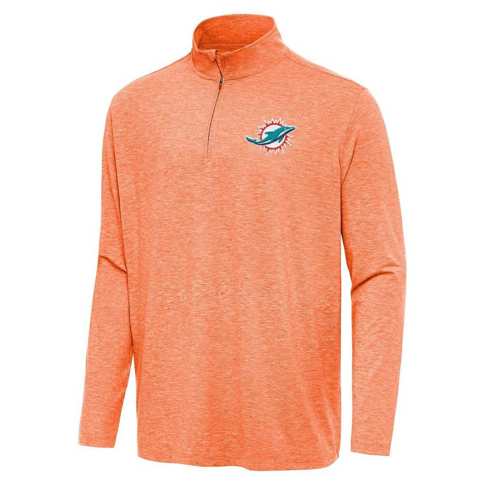 Antigua Hunk Quarter-Zip Jacket - Miami Dolphins