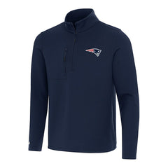 Antigua Insider Quarter-Zip Pullover Top - New England Patriots