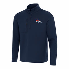 Antigua Insider Quarter-Zip Pullover Top - Denver Broncos