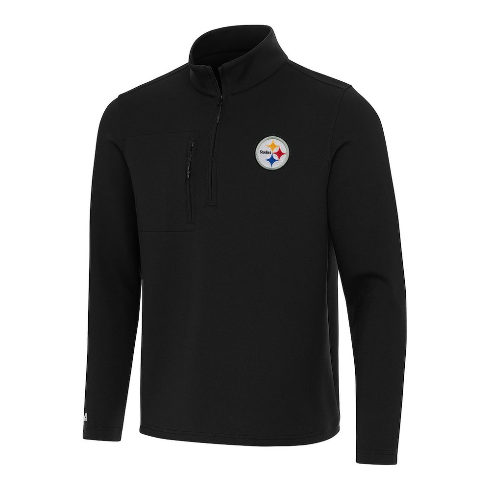 Antigua Insider Quarter-Zip Pullover Top - Pittsburgh Steelers