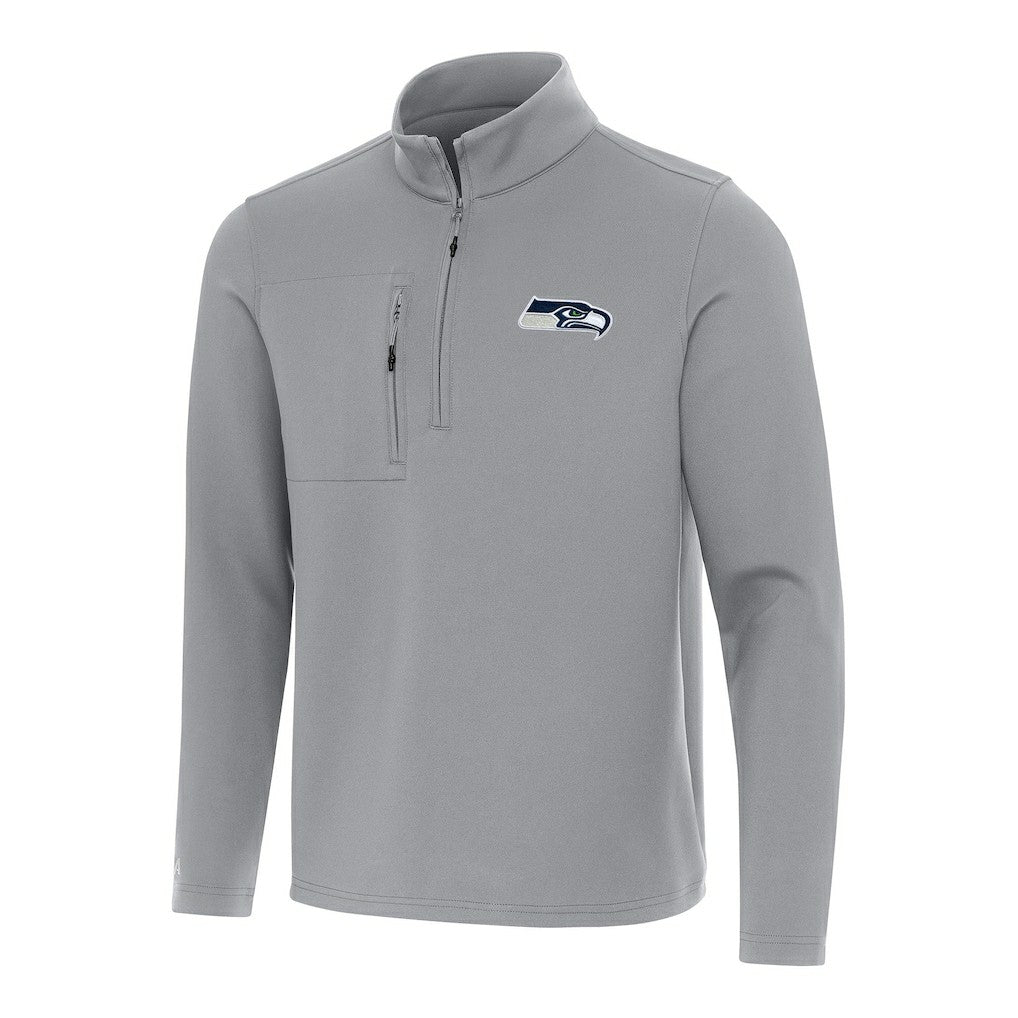 Antigua Insider Quarter-Zip Pullover Top - Seattle Seahawks