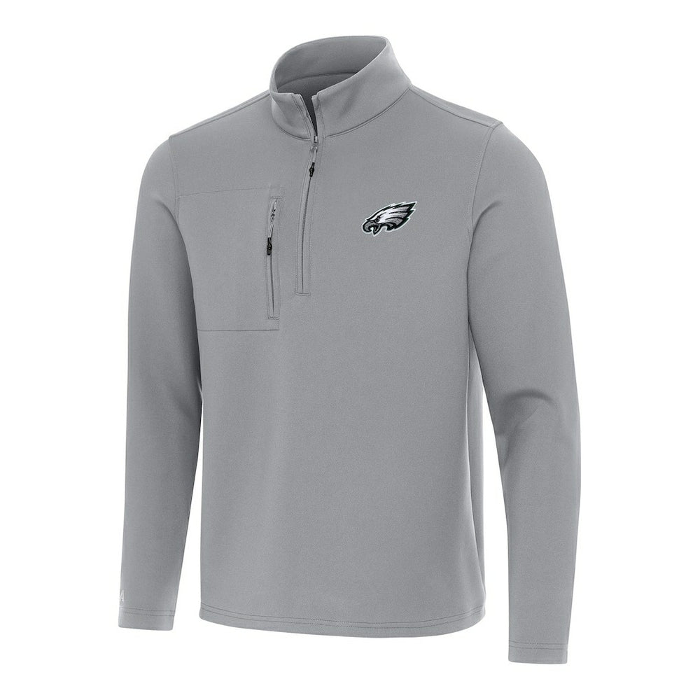 Antigua Insider Quarter-Zip Pullover Top - Philadelphia Eagles