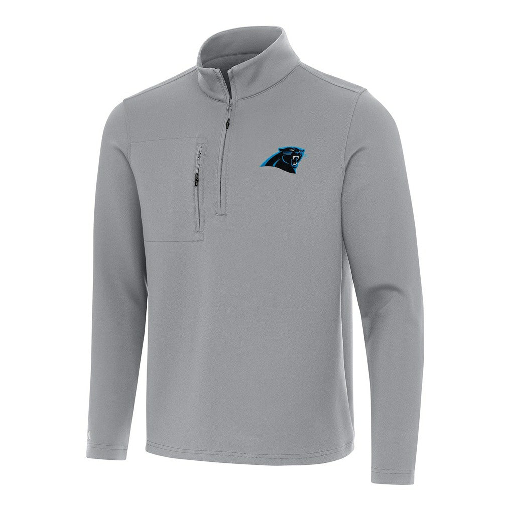 Antigua Insider Quarter-Zip Pullover Top - Carolina Panthers