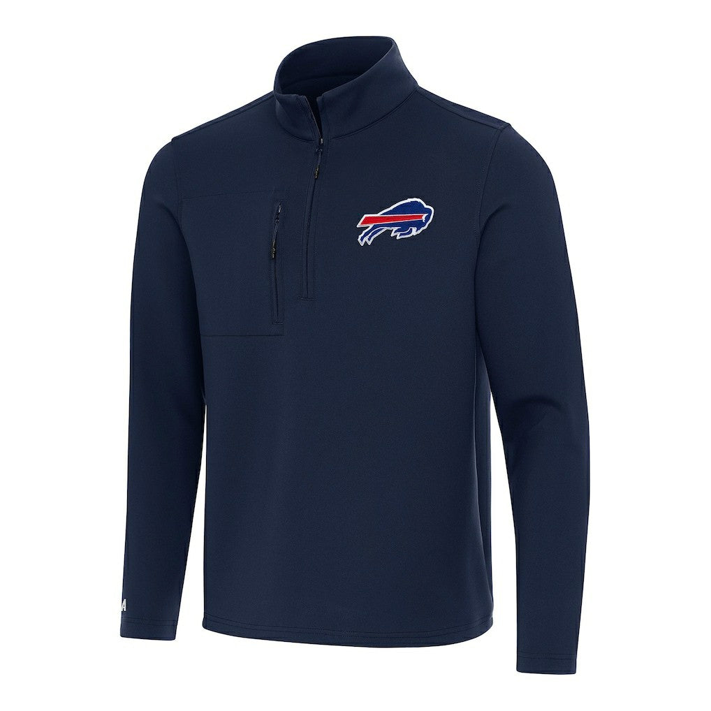 Antigua Insider Quarter-Zip Pullover Top - Buffalo Bills