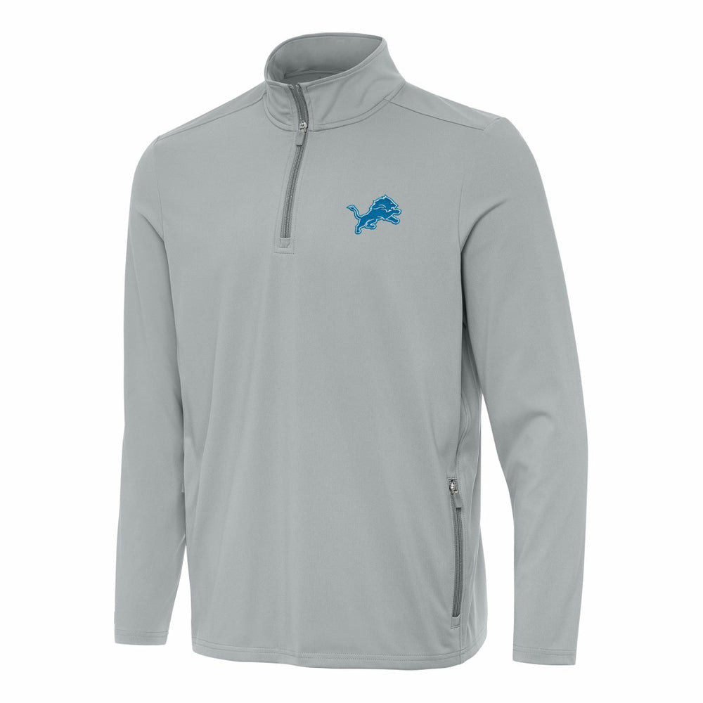 Antigua Perilous Quarter-Zip Pullover Top - Detroit Lions