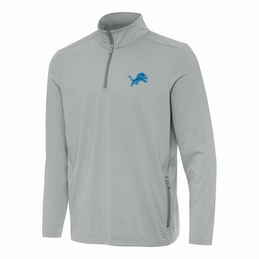 Antigua Perilous Quarter-Zip Pullover Top - Detroit Lions
