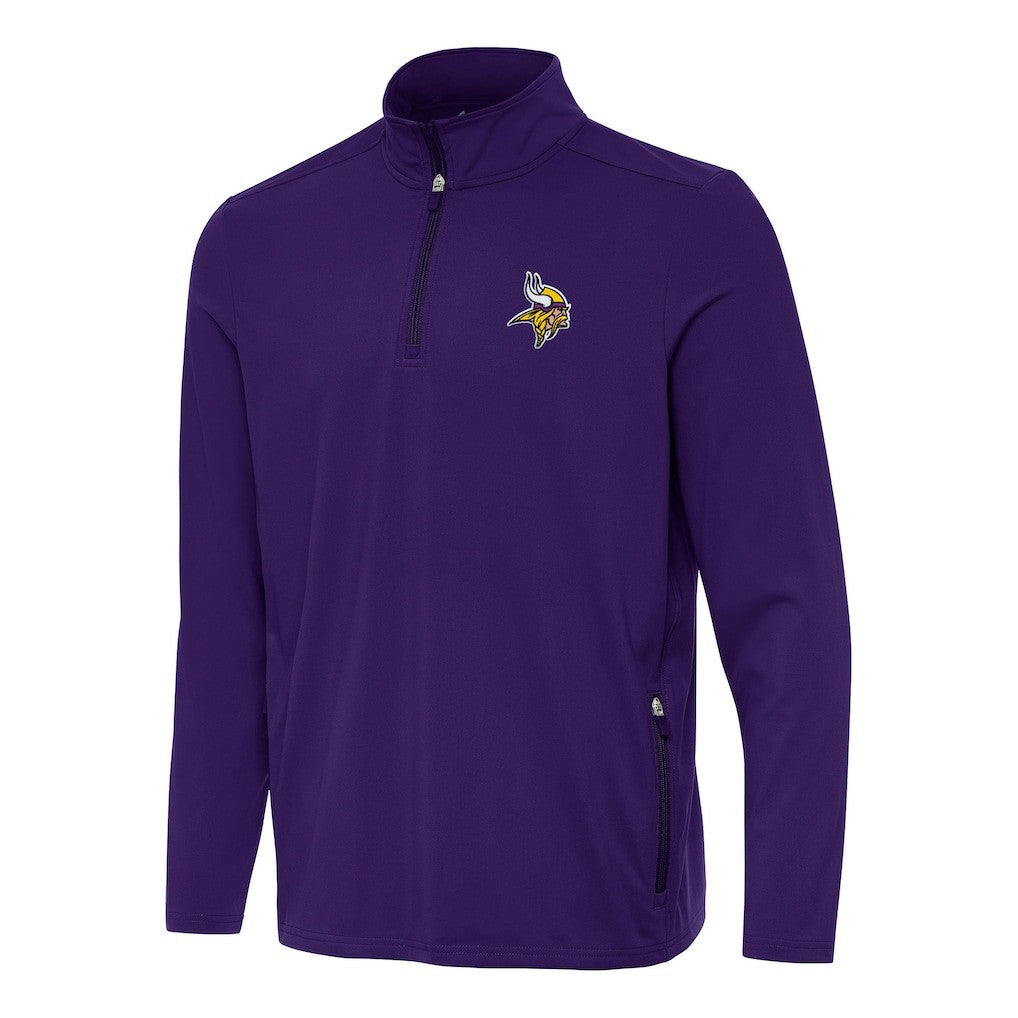 Antigua Perilous Quarter-Zip Pullover Top - Minnesota Vikings