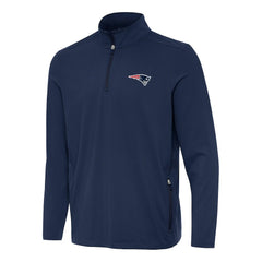 Antigua Perilous Quarter-Zip Pullover Top - New England Patriots