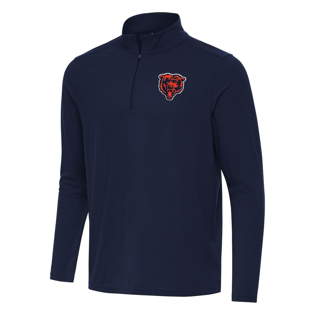 Antigua Intent Quarter-Zip Pullover Top - Chicago Bears