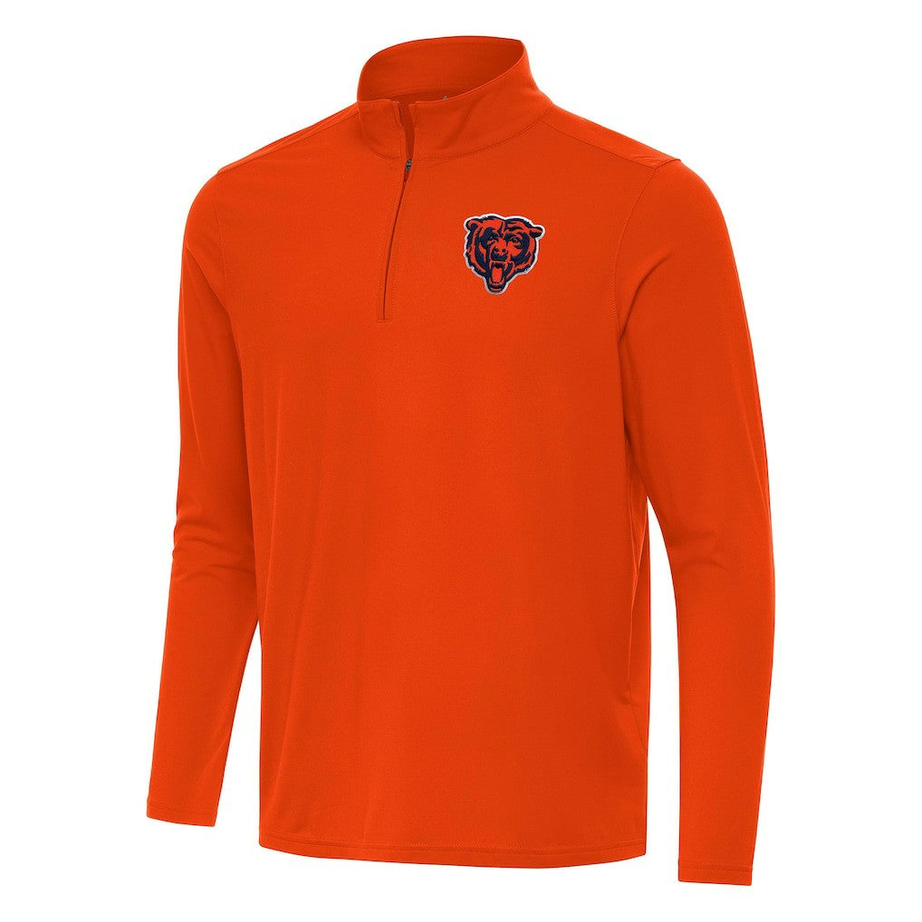 Antigua Intent Quarter-Zip Pullover Top - Chicago Bears