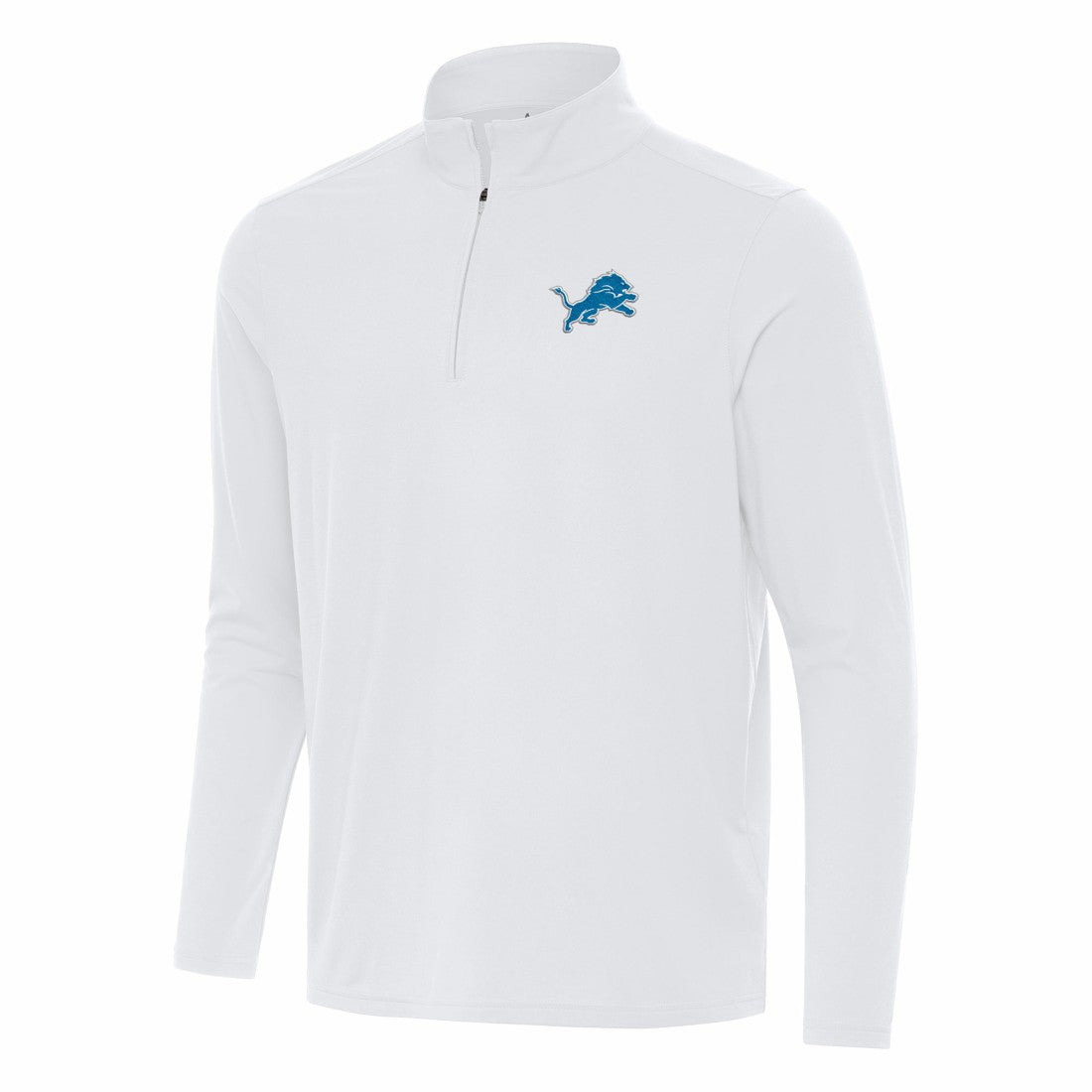 Antigua Intent Quarter-Zip Pullover Top - Detroit Lions