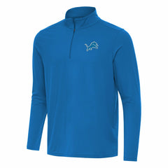 Antigua Intent Quarter-Zip Pullover Top - Detroit Lions