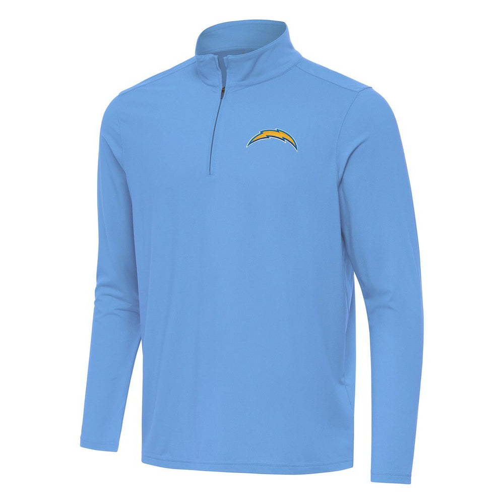 Antigua Intent Quarter-Zip Pullover Top - Los Angeles Chargers