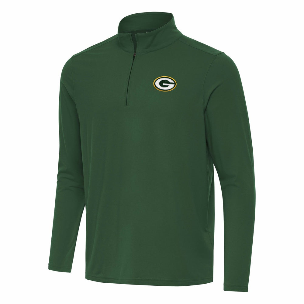 Antigua Intent Quarter-Zip Pullover Top - Green Bay Packers