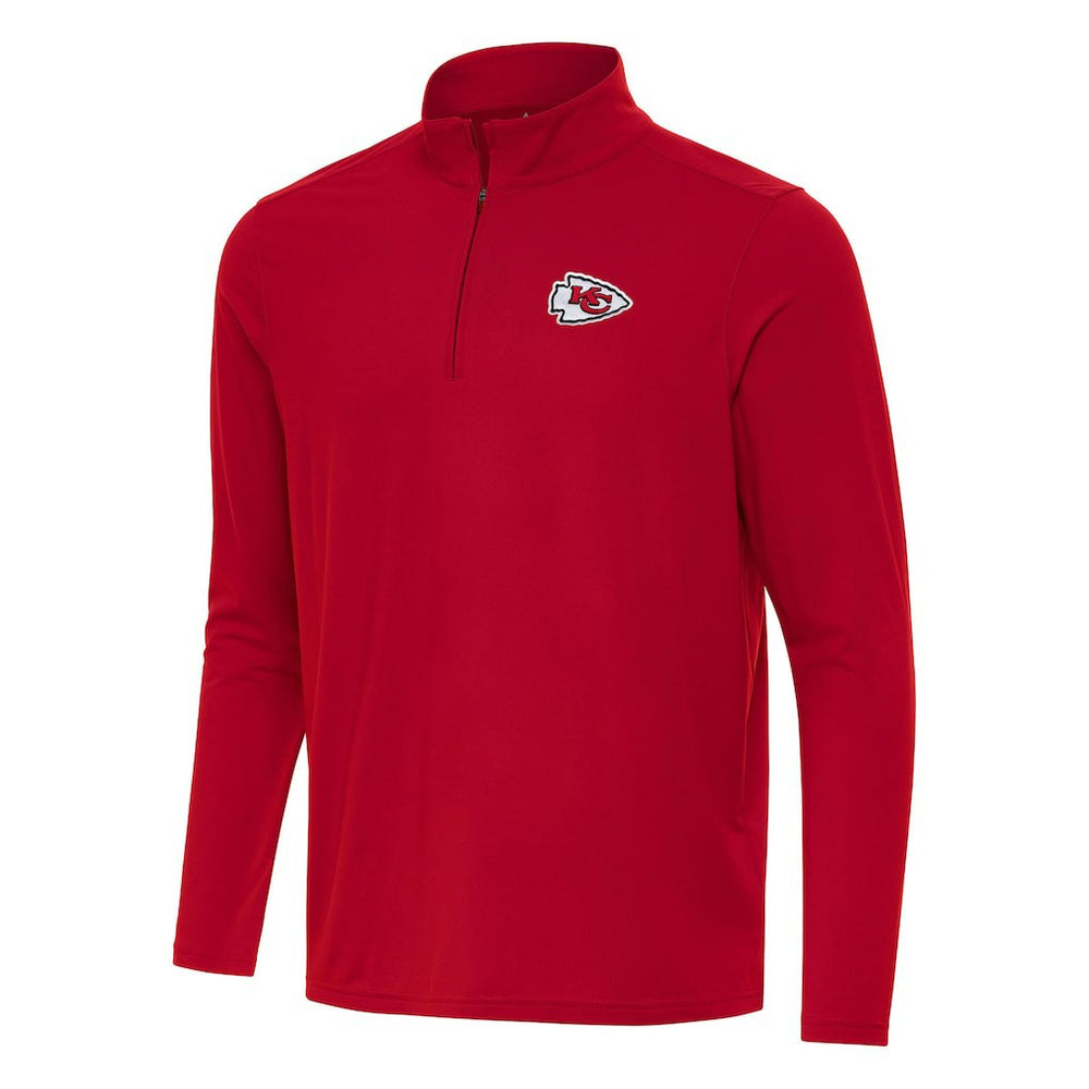 Antigua Intent Quarter-Zip Pullover Top - Kansas City Chiefs