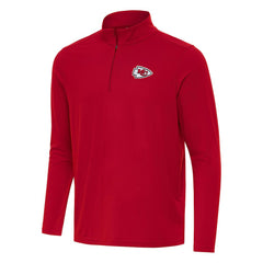 Antigua Intent Quarter-Zip Pullover Top - Kansas City Chiefs