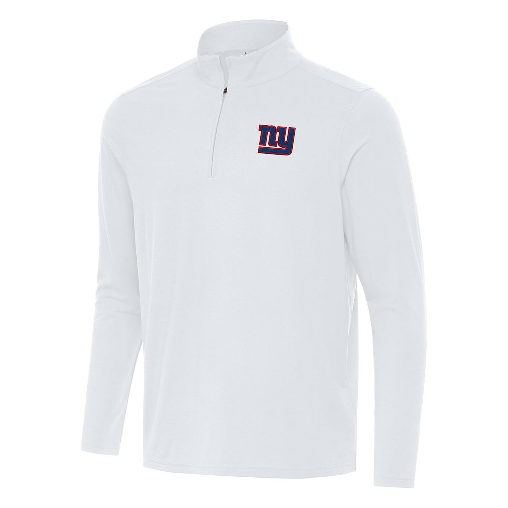 Antigua Intent Quarter-Zip Pullover Top - New York Giants