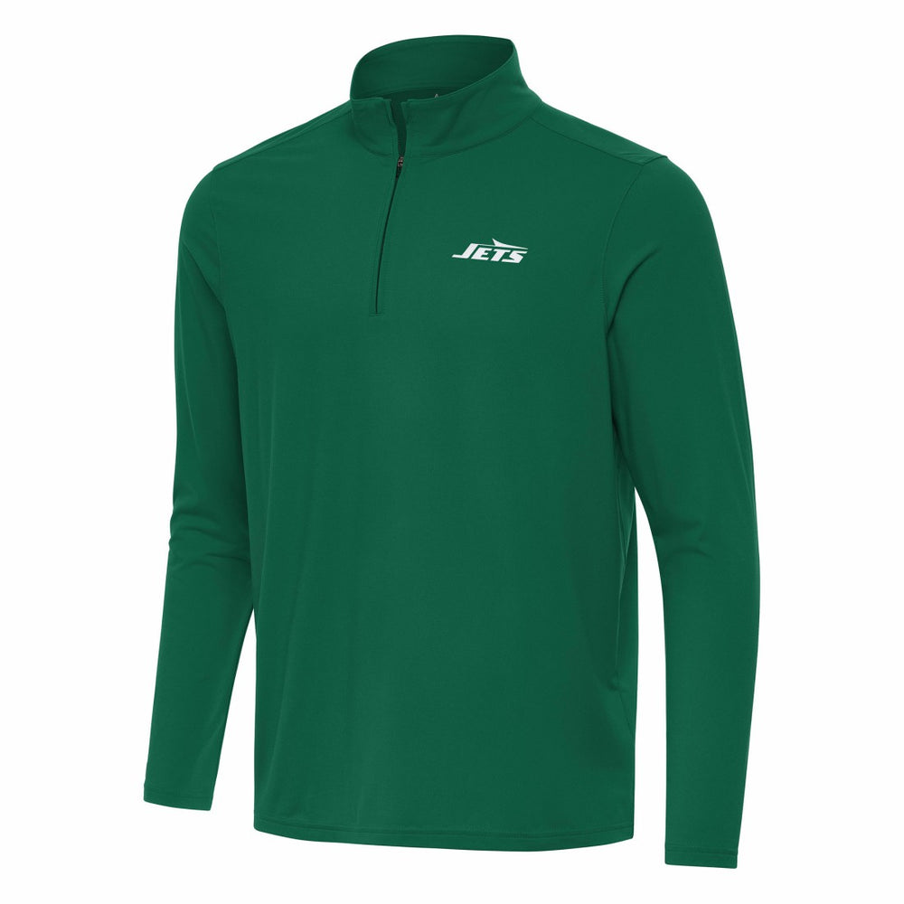 Antigua Intent Quarter-Zip Pullover Top - New York Jets